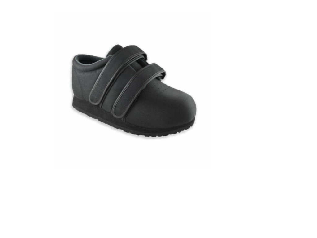 PED - Black - Ladies Diabetic & Edema  comfortable stretch walking shoe