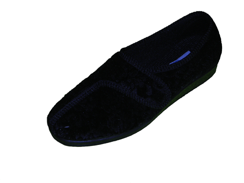 VSL Black - Ladies Soft slipper